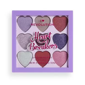 Палетка теней для век I HEART REVOLUTION HEART BREAKERS тон mystical