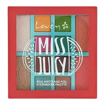 Палетка теней для век LOVELY MISS JUICY