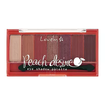 Палетка теней для век LOVELY PEACH DESIRE