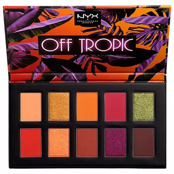 Палетка теней для век NYX PROFESSIONAL MAKEUP OFF TROPIC тон Shifting sand