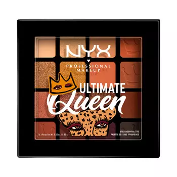 Палетка теней для век NYX PROFESSIONAL MAKEUP ULTIMATE тон 14 queen