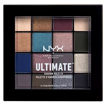 Палетка теней для век NYX PROFESSIONAL MAKEUP ULTIMATE тон Ash