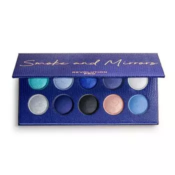 Палетка теней для век REVOLUTION PRO COLOUR FOCUS SHADOW PALETTE тон smoke &amp; mirrors