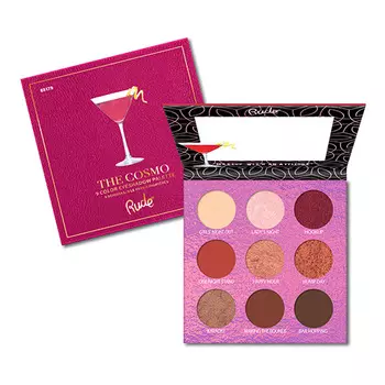 Палетка теней для век RUDE COCKTAIL PARTY - 9 EYESHADOW PALETTE тон the cosmo