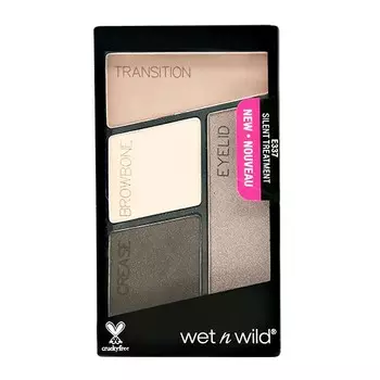 Палетка теней для век WET N WILD COLOR ICON тон E337 silent treatment 4 оттенка