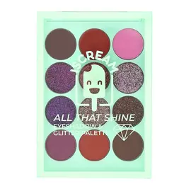 Палетка теней и глиттеров для век ISCREAM ALL THAT SHINE тон 02 dance dance