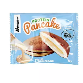 Панкейк неглазированный BOMBBAR с начинкой молочный крем 40 г