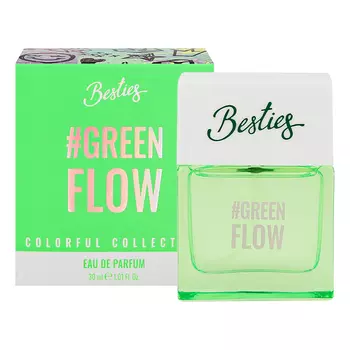 Парфюмерная вода BESTIES COLORFUL green flow жен. 30 мл