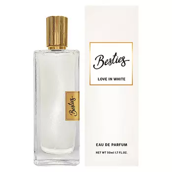 Парфюмерная вода BESTIES PERFUME SHIMMER love in white жен. 50 мл