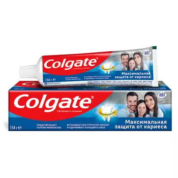 Паста зубная COLGATE МАКСИМАЛЬНАЯ ЗАЩИТА ОТ КАРИЕСА Свежая мята 100 мл