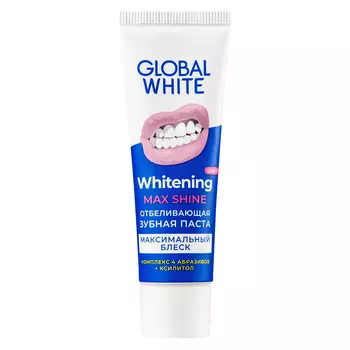 Паста зубная GLOBAL WHITE отбеливающая 30 мл