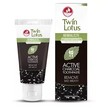 Паста зубная TWIN LOTUS с углем 50 г