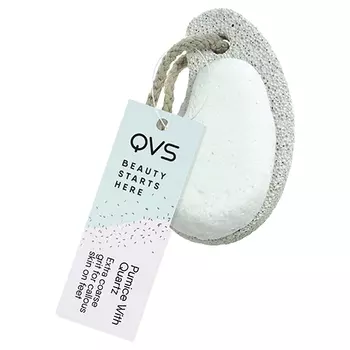 Пемза для педикюра QVS с кварцем