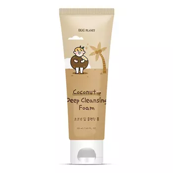 Пенка для умывания EGG PLANET с кокосовым маслом увлажняющая 120 мл