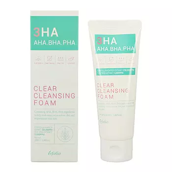 Пенка для умывания ESFOLIO 3HA c AHA,BHA и PHA - кислотами 100 мл