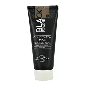 Пенка для умывания GRACE DAY с древесным углем 180 мл