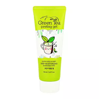 Пилинг-гель для лица ESFOLIO Скатка с экстрактом зеленого чая 150 мл