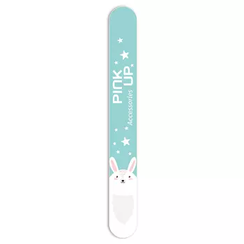 Пилка для ногтей PINK UP ACCESSORIES animals 240 грит голубая