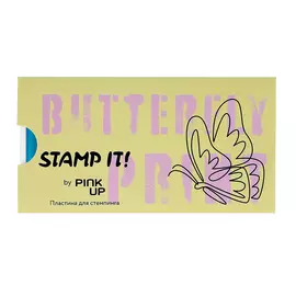 Пластина для стемпинга PINK UP STAMP IT! BUTTERFLY PRINT