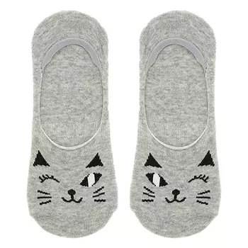 Подследники женские SOCKS CAT серые р-р единый