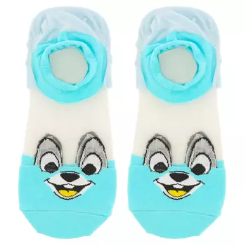 Подследники женские SOCKS капрон Sweet bunny бирюзовые р-р единый