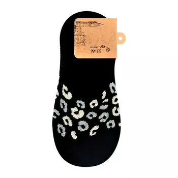 Подследники женские SOCKS LEOPARD black р-р единый