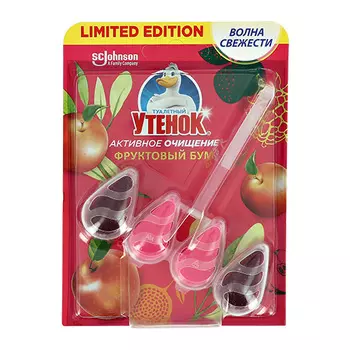 Подвеска для унитаза ТУАЛЕТНЫЙ УТЕНОК Фруктовый бум