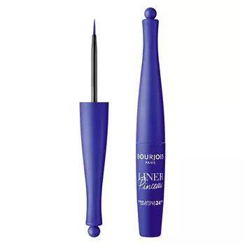 Подводка-лайнер для глаз BOURJOIS LINER PINCEAU 24 HR жидкая тон 004 bleu pop art