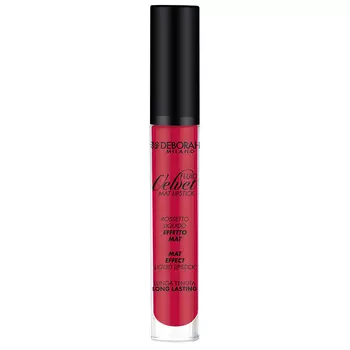 Помада для губ DEBORAH FLUID VELVET MAT LIPSTICK матовая жидкая тон 21 красный мак