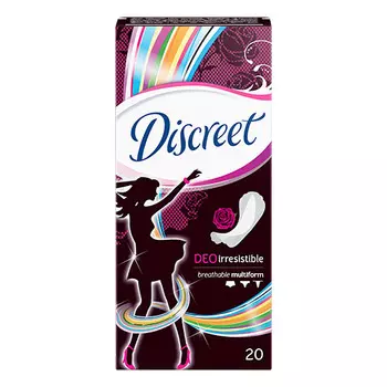 Прокладки ежедневные DISCREET DEO Irresistible 20 шт