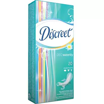 Прокладки ежедневные DISCREET DEO Waterlily 20 шт