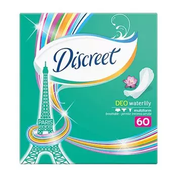 Прокладки ежедневные DISCREET DEO Waterlily 60 шт