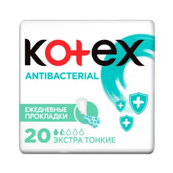 Прокладки ежедневные KOTEX экстра тонкие 20 шт