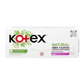 Прокладки ежедневные KOTEX NATURAL Normal 18 шт