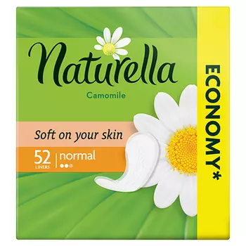 Прокладки ежедневные NATURELLA Normal Camomile 52 шт