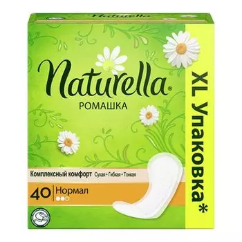 Прокладки ежедневные NATURELLA РОМАШКА Нормал 40 шт