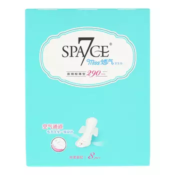 Прокладки супертонкие SPACE 7 MISS Night 8 шт