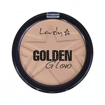 Пудра для лица компактная LOVELY GOLDEN GLOW тон 3