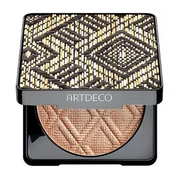 Пудра-хайлайтер компактная для лица ARTDECO GLOW BRONZER тон summer glow