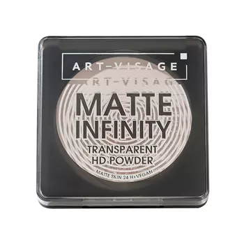 Пудра компактная для лица ART-VISAGE MATTE INFINITY финишная тон crystal