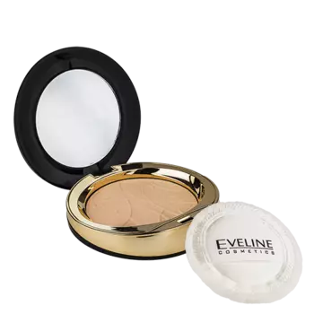Пудра компактная для лица EVELINE CELEBRITIES BEAUTY тон 21 минеральная матирующая с разглаживающим эффектом