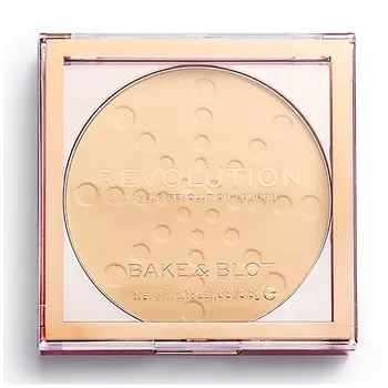Пудра компактная для лица REVOLUTION BAKE &amp; BLOT тон banana