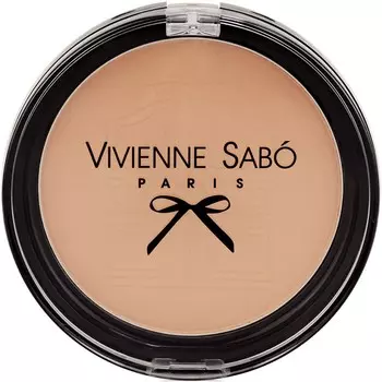 Пудра компактная для лица VIVIENNE SABO JOLI SECRET круглая тон 02 матирующая