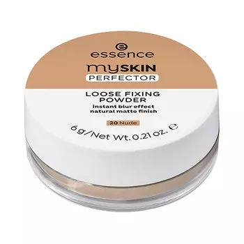 Пудра рассыпчатая для лица ESSENCE MY SKIN PERFECTOR фиксирующая тон 20