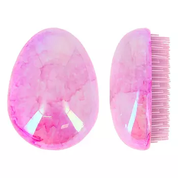 Расческа для волос LADY PINK MARBLE массажная розовая