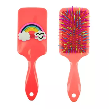 Расческа для волос LADY PINK RAINBOW массажная с принтом