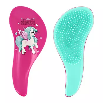 Расческа для волос MISS PINKY распутывающая малиновая