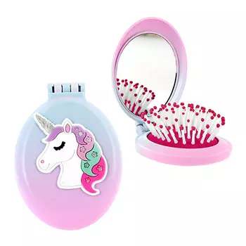 Расческа для волос MISS PINKY с зеркалом