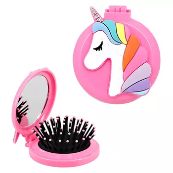 Расческа для волос MISS PINKY с зеркалом