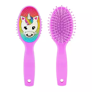 Расческа для волос MISS PINKY UNICORN массажная розовая